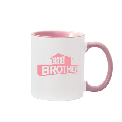 Big Brother Hashtag Personalized Pink Two-Tone 11 oz Mug | Official CBS Entertainment Store