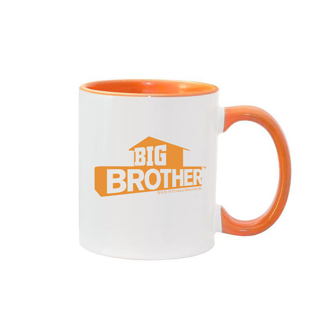 Big Brother Hashtag Personalized Orange Two-Tone 11 oz Mug | Official CBS Entertainment Store
