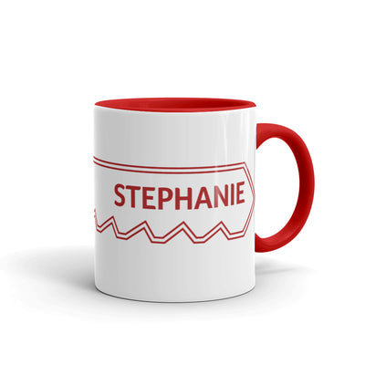 Big Brother Personalized Two Tone 11 oz White/Red Mug