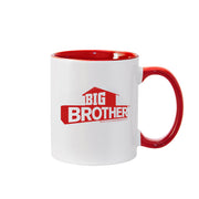 Big Brother Hashtag Personalized Red Two-Tone 11 oz Mug | Official CBS Entertainment Store