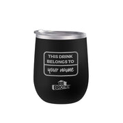 Big Brother Logo Personalized 12 oz Wine Tumbler | Official CBS Entertainment Store