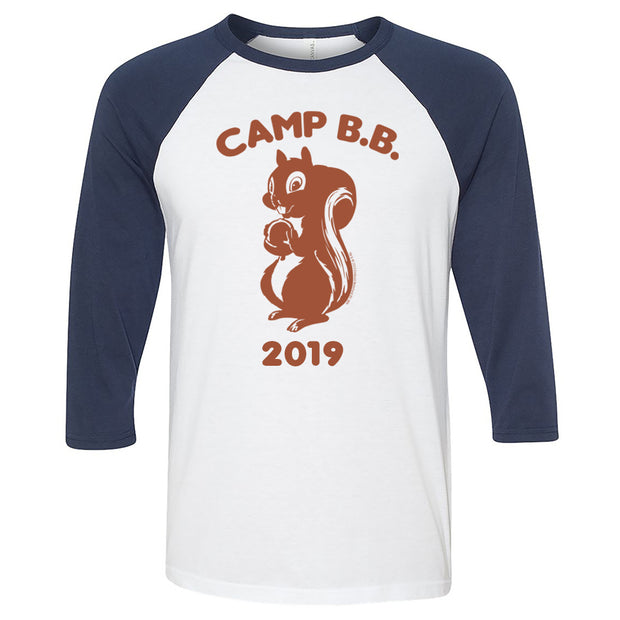 Big Brother Camp B.B. 2019 3/4 Sleeve Baseball T-Shirt | Official CBS Entertainment Store