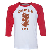 Big Brother Camp B.B. 2019 3/4 Sleeve Baseball T-Shirt | Official CBS Entertainment Store