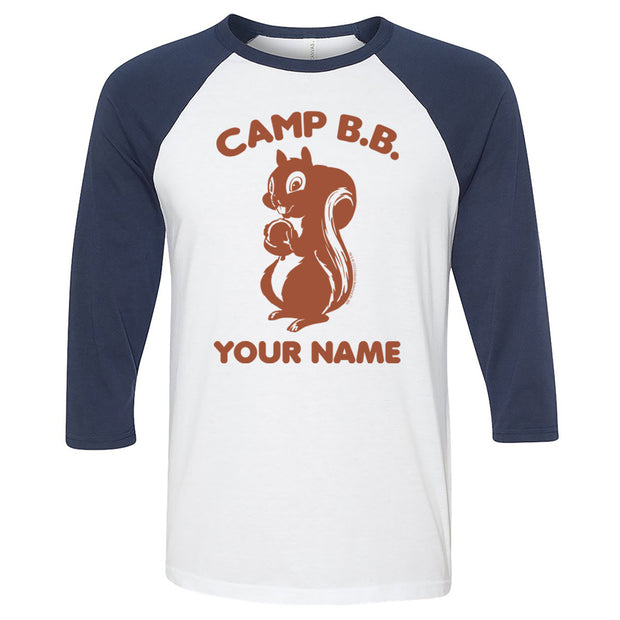 Big Brother Camp B.B. Personalized Raglan Baseball T-Shirt | Official CBS Entertainment Store