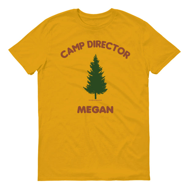 Big Brother Camp Director Personalized Adult Short Sleeve T-Shirt | Official CBS Entertainment Store