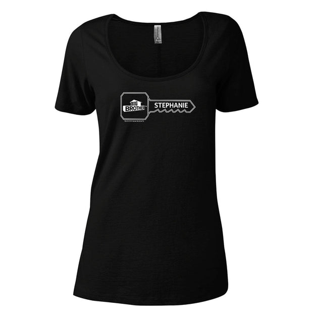 Big Brother Key Personalized Women's Relaxed Scoop Neck T-Shirt