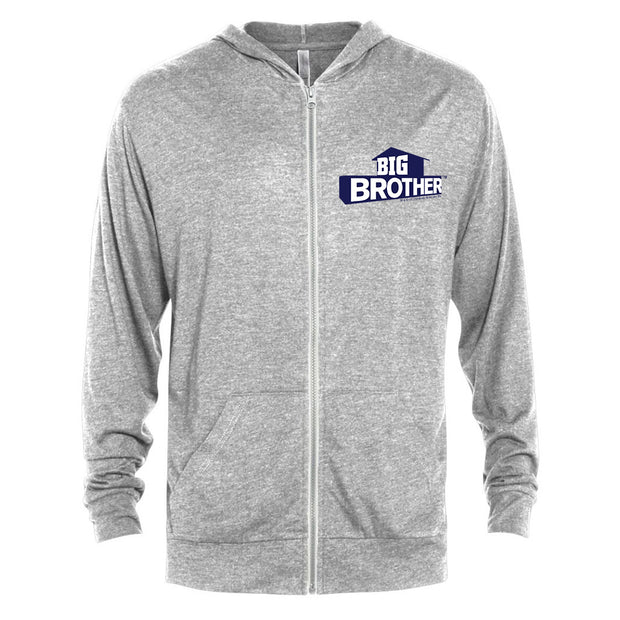Big Brother Logo Tri-Blend Zip-Up Hooded Sweatshirt | Official CBS Entertainment Store