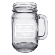 Big Brother Property of Personalized Mason Jar | Official CBS Entertainment Store