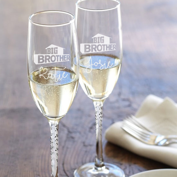 Big Brother Champagne Flute | Official CBS Entertainment Store