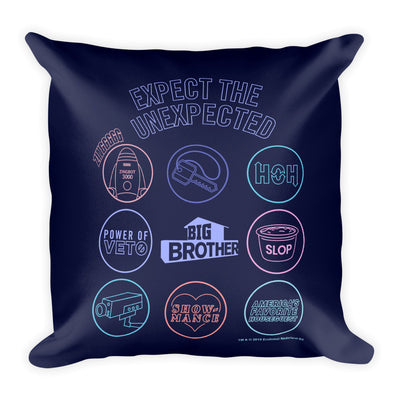 Big Brother Logo Mash Up Pillow | Official CBS Entertainment Store