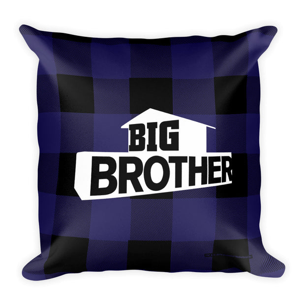 Big Brother Logo Plaid Pillow | Official CBS Entertainment Store