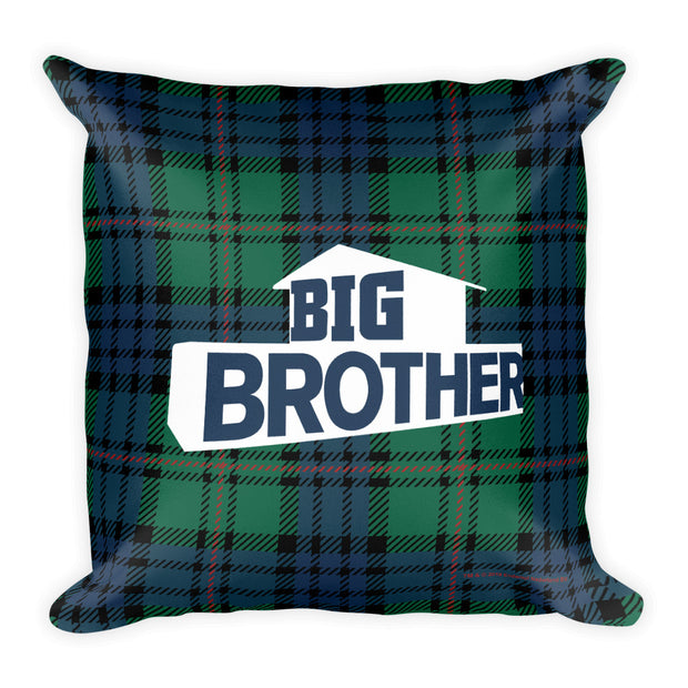 Big Brother Logo Plaid Pillow | Official CBS Entertainment Store