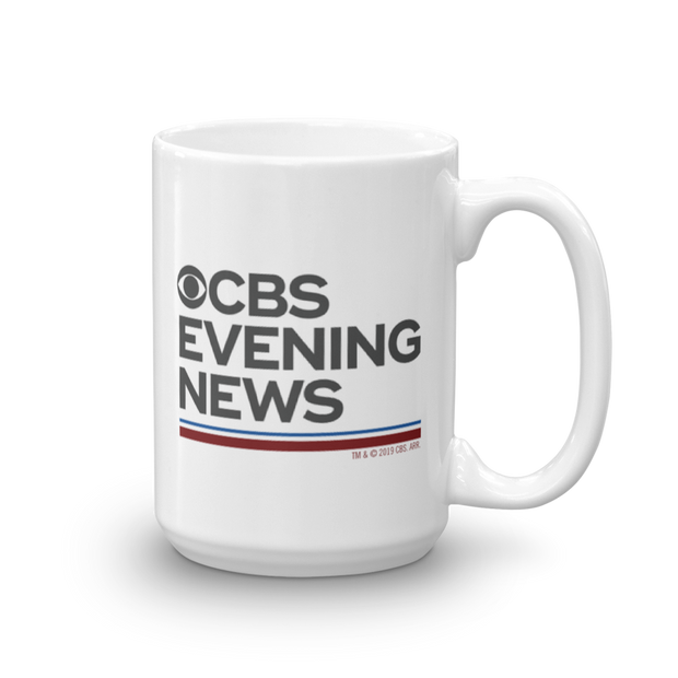 CBS News Evening News White Mug | Official CBS Entertainment Store