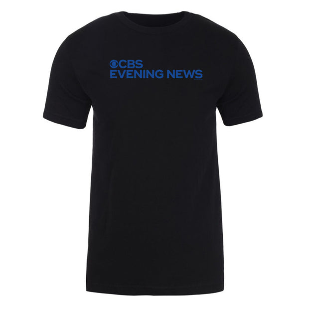 CBS News Evening News Logo Adult Short Sleeve T-Shirt | Official CBS Entertainment Store