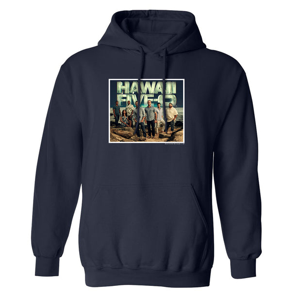Hawaii Five-O Cast Fleece Hooded Sweatshirt