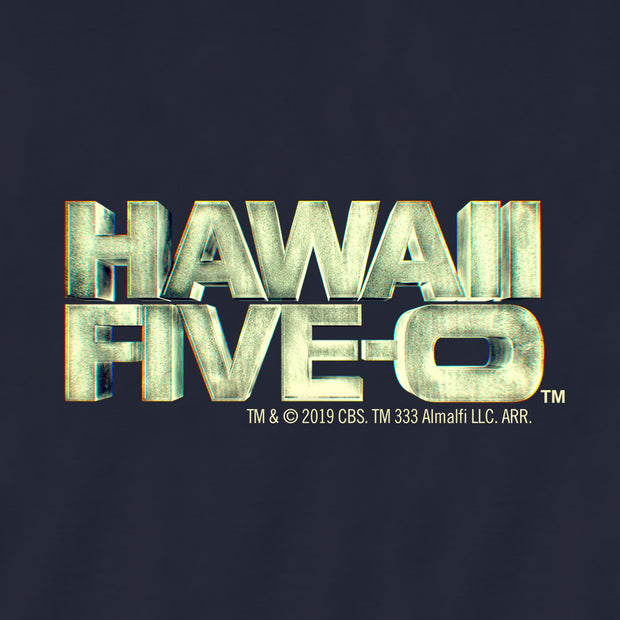 Hawaii Five-0 3D Logo Fleece Zip-Up Hooded Sweatshirt