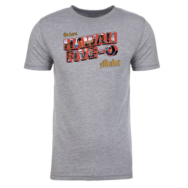 Hawaii Five-0 Aloha Men's Tri-Blend T-Shirt | Official CBS Entertainment Store
