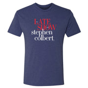 The Late Show with Stephen Colbert Logo Men's Tri-Blend Short Sleeve T-Shirt | Official CBS Entertainment Store