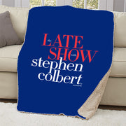 The Late Show with Stephen Colbert Sherpa Blanket 