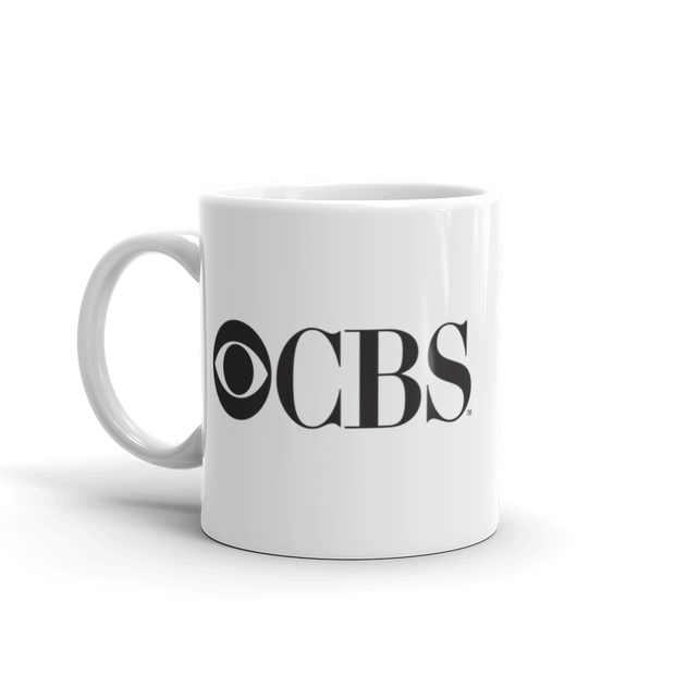 CBS Vintage Logo White Mug