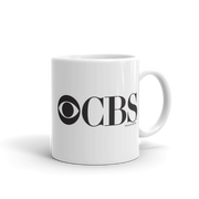 CBS Vintage Logo White Mug | Official CBS Entertainment Store