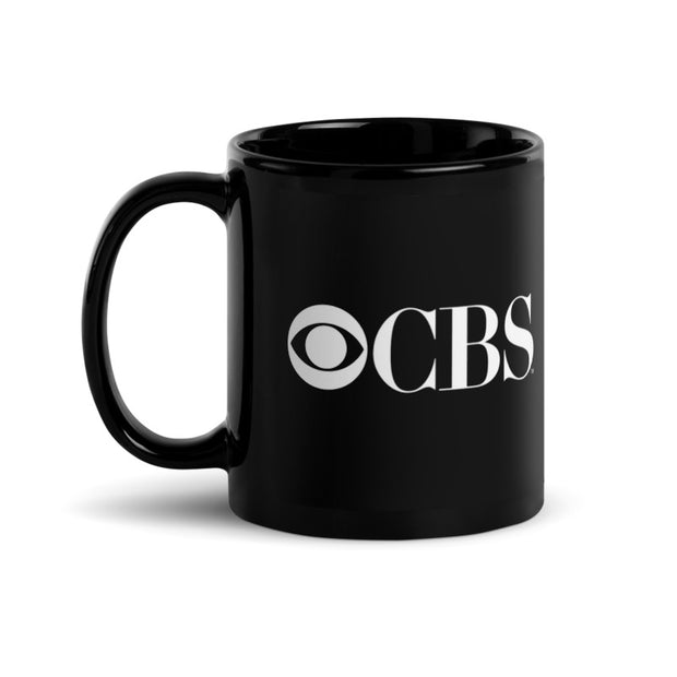 CBS Vintage Logo Black Mug