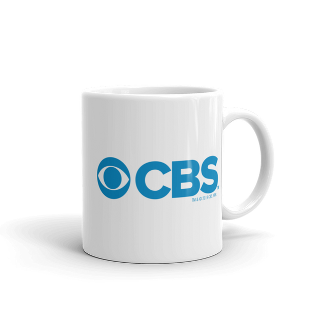 CBS Current Logo White Mug | Official CBS Entertainment Store
