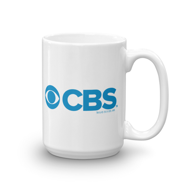 CBS Current Logo White Mug | Official CBS Entertainment Store