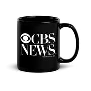 CBS News Vintage Logo Black Mug | Official CBS Entertainment Store