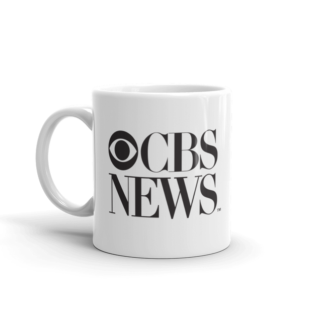 CBS News Vintage Logo White Mug | Official CBS Entertainment Store