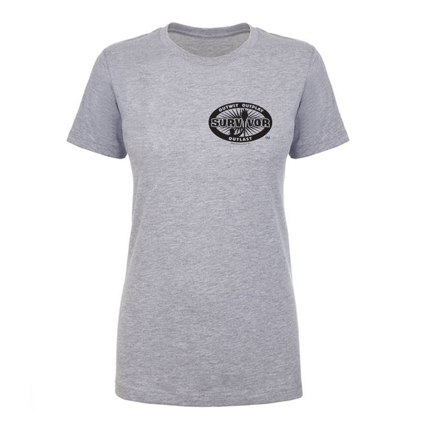 Survivor 40th Season Anniversary Logo Women's Short Sleeve T-Shirt | Official CBS Entertainment Store
