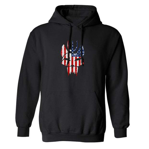 SEAL Team Bravo American Flag Fleece Hooded Sweatshirt
