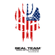 SEAL Team Bravo American Flag 20 oz Screw Top Water Bottle with Straw | Official CBS Entertainment Store