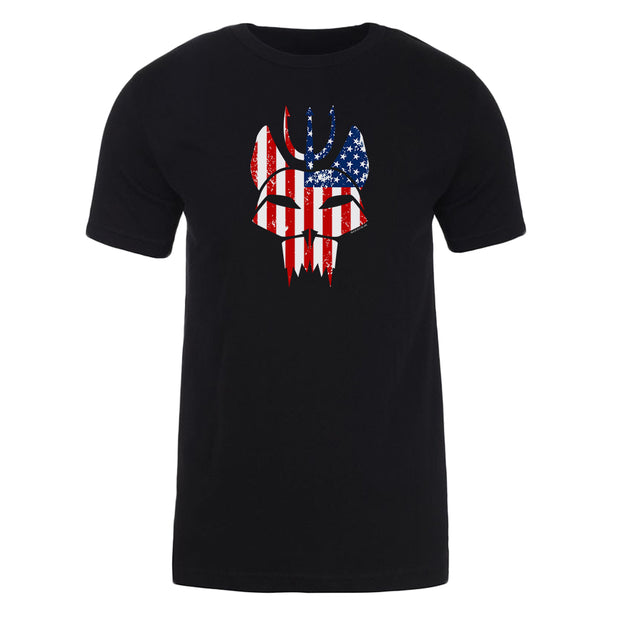 SEAL Team Bravo American Flag Adult Short Sleeve T-Shirt