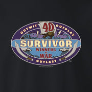 Survivor Season 40 Winners at War Logo Fleece Crewneck Sweatshirt