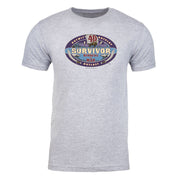 Survivor Season 40 Winners at War Logo Adult Short Sleeve T-Shirt | Official CBS Entertainment Store