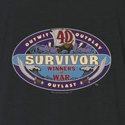 Survivor Season 40 Winners at War Logo Women's Relaxed V-Neck T-Shirt