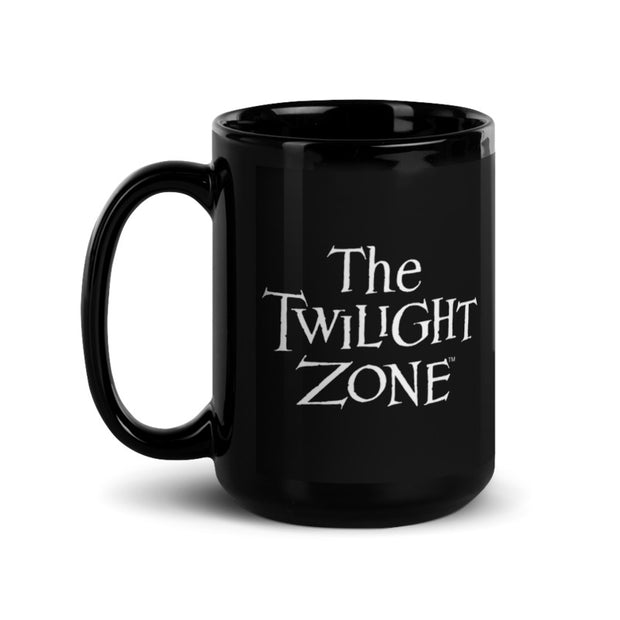 The Twilight Zone Logo Black Mug | Official CBS Entertainment Store