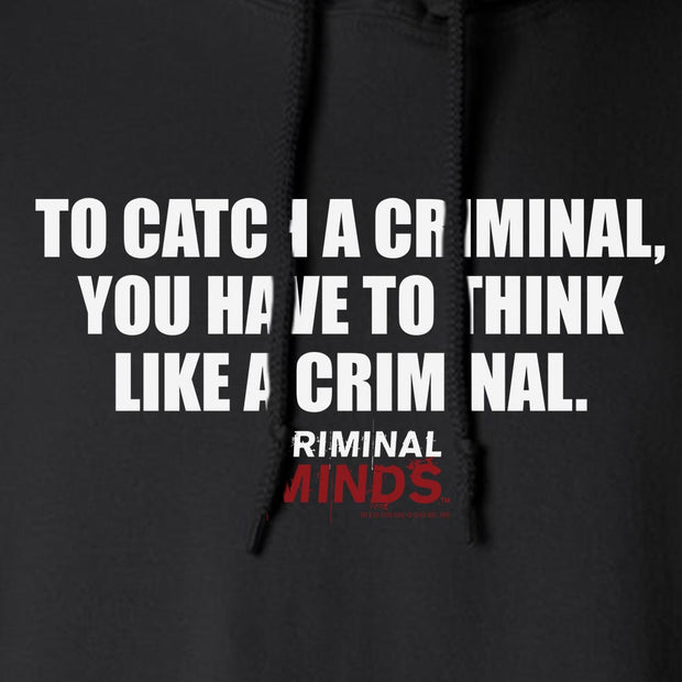 Criminal Minds To Catch a Criminal Fleece Hooded Sweatshirt