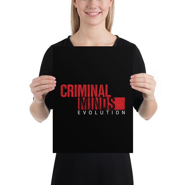 Criminal Minds Evolution Logo Premium Matte Paper Poster