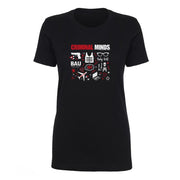 Criminal Minds Icon Mashup Adult Short Sleeve T-Shirt | Official CBS Entertainment Store
