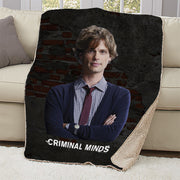 Criminal Minds Spencer Reid Sherpa Blanket | Official CBS Entertainment Store