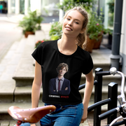 Criminal Minds Spencer Reid Women's All-Over Print Crop T-Shirt | Official CBS Entertainment Store