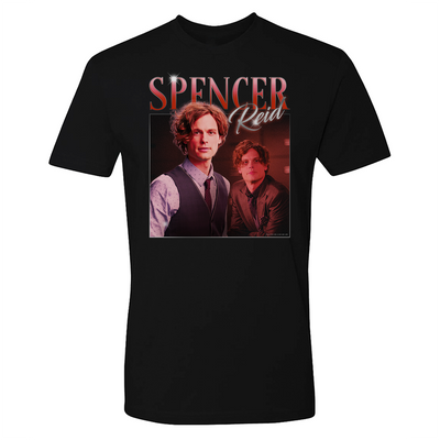 Criminal Minds 80's Spencer Reid Adult Short Sleeve T-Shirt