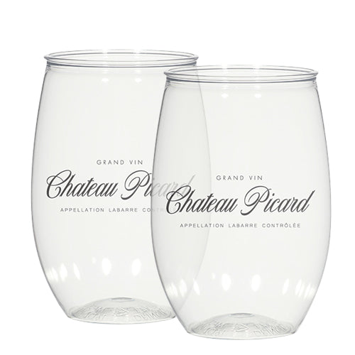 Star Trek: Picard Chateau Picard Acrylic Wine Glass Set of 2 | Official CBS Entertainment Store