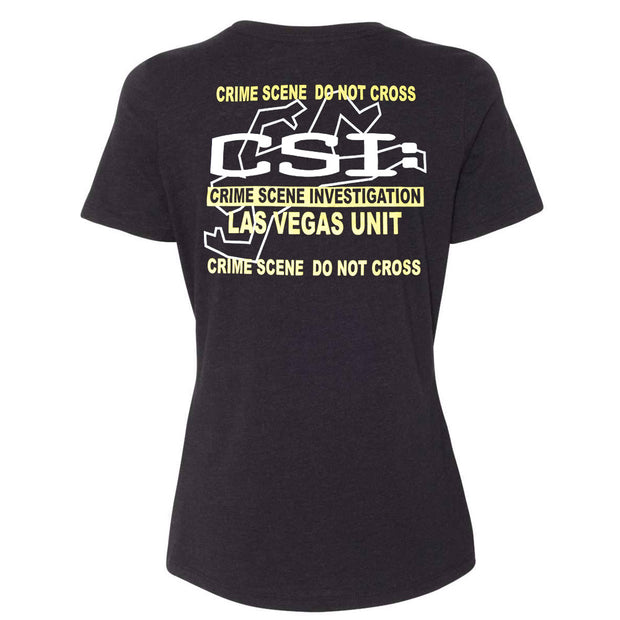 CSI: Crime Scene Investigation Body Outline Women's Short Sleeve T-Shirt | Official CBS Entertainment Store