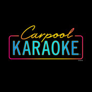 Carpool Karaoke Neon Logo Adult Short Sleeve T-Shirt | Official CBS Entertainment Store