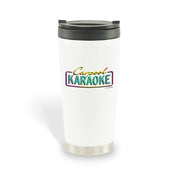 Carpool Karaoke Neon Logo Travel Mug