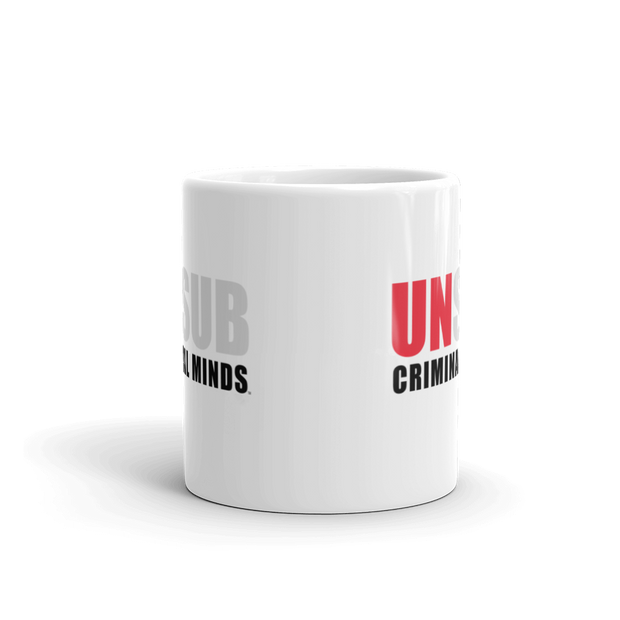 Criminal Minds Unsub 11 oz White Mug | Official CBS Entertainment Store