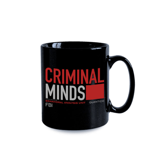 Criminal Minds BAU Quantico 11 oz Black Mug | Official CBS Entertainment Store